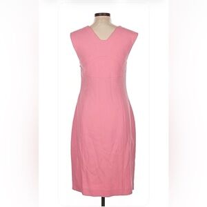 Emilio Pucci Virgin Wool Silk Lined Sheath Dress Made in Italy